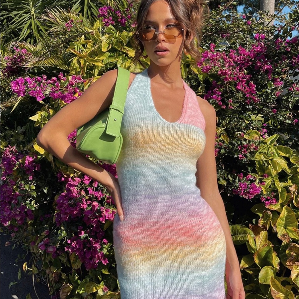 Princess polly rainbow sweater dress